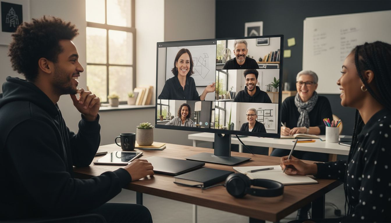 studio online moderno