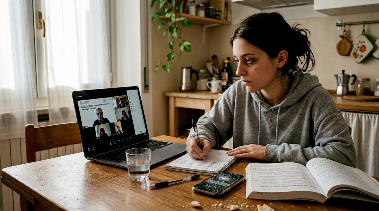 Differenza tra corsi online e in presenza: guida studenti 2026
